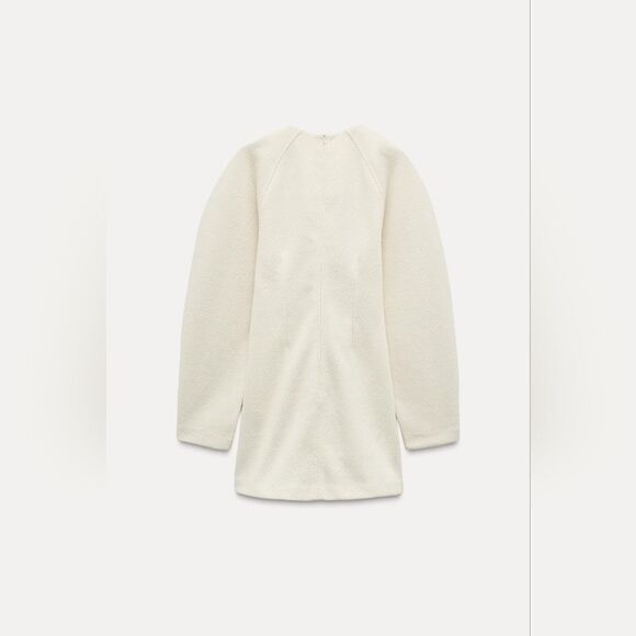 NWT ZARA VOLUMINOUS SLEEVE DRESS - Picture 8 of 15
